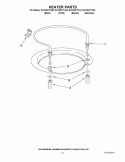 HEATER PARTS Diagram and Parts List for DU1030XTXB2  Whirlpool Dishwasher