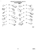 WIRING HARNESS Diagram and Parts List for KAWE565BWH1  KitchenAid Washer