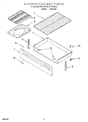 DRAWER AND BROILER Diagram and Parts List for FEP320GN0  Roper Range