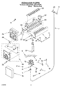 ICEMAKER Diagram and Parts List for KBLC36FKS00  KitchenAid Refrigerator