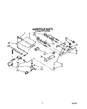 MANIFOLD Diagram and Parts List for SF375PEWN3  Whirlpool Range