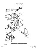 FRAME Diagram and Parts List for AMB750WP01  Whirlpool Trash Compactor