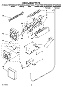 ICEMAKER PARTS, OPTIONAL PARTS (NOT INCLUDED) Diagram and Parts List for KSRS25CSSS02  KitchenAid Refrigerator