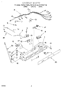 CONTROL, LIT/OPTIONAL Diagram and Parts List for KSRP22QDBL00  KitchenAid Refrigerator
