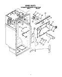 LINER Diagram and Parts List for KTRS25KXWH00  KitchenAid Refrigerator