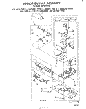 688639 BURNER Diagram and Parts List for LG5781XKW2  Whirlpool Dryer