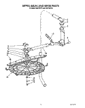 UPPER WASH AND RINSE Diagram and Parts List for KUDP220T3  KitchenAid Dishwasher