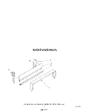 BACKGUARD Diagram and Parts List for SF302ESRW5  Whirlpool Range