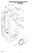 REFRIGERATOR LINER Diagram and Parts List for BRS70XRANA03  Whirlpool Refrigerator