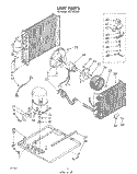 UNIT Diagram and Parts List for CET18C2A1  Whirlpool Air Conditioner