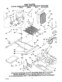 UNIT PARTS Diagram and Parts List for 7GS6SHAXKT02  Whirlpool Refrigerator