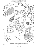 SECTION Diagram and Parts List for AHFC6321  Whirlpool Air Conditioner