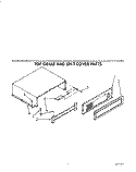 TOP GRILLE AND UNIT COVER Diagram and Parts List for KSSS42DAX03  KitchenAid Refrigerator