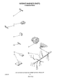 WIRING HARNESS Diagram and Parts List for DU9700XR6  Whirlpool Dishwasher