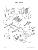 UNIT PARTS Diagram and Parts List for WRS342FIAT00  Whirlpool Refrigerator