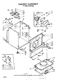 SECTION Diagram and Parts List for LHI7501W0  Whirlpool Dryer