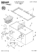 CABINET Diagram and Parts List for SCF1510HW05  Whirlpool Freezer