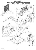 UNIT Diagram and Parts List for GR9SHKXKQ00  Whirlpool Refrigerator