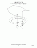 HEATER PARTS Diagram and Parts List for KUDL40CVBL4  KitchenAid Dishwasher