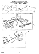 WIRING HARNESS Diagram and Parts List for KEBS207BAL2  KitchenAid Wall Oven