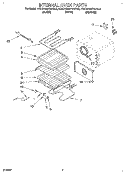 INTERNAL OVEN Diagram and Parts List for KEDH207BAL0  KitchenAid Range