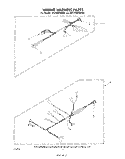 WIRING HARNESS Diagram and Parts List for CE2100XMW2  Whirlpool Dryer