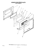 Part Location Diagram of WP312722 Whirlpool Door Handle
