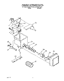 FREEZER INTERIOR Diagram and Parts List for KSRC22DXWH00  KitchenAid Refrigerator