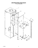 REFRIGERATOR LINER Diagram and Parts List for KSRF36DTX03  KitchenAid Refrigerator