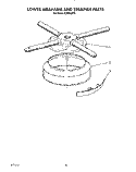 LOWER WASHARM AND STRAINER Diagram and Parts List for KUDS220T2  KitchenAid Dishwasher