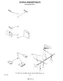 WIRING HARNESS Diagram and Parts List for DU8100XT3  Whirlpool Dishwasher