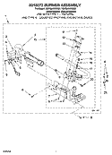 8318272 BURNER ASSEMBLY, OPTIONAL PARTS (NOT INCLUDED) Diagram and Parts List for 7MWG66720SN0  Whirlpool Dryer