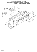 CONTROL PANEL Diagram and Parts List for CA2762XYG0  Whirlpool Washer