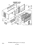 SECTION Diagram and Parts List for ALF12420  Whirlpool Air Conditioner