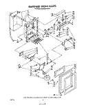 DISPENSER FRONT Diagram and Parts List for ED26SSXRWR0  Whirlpool Refrigerator