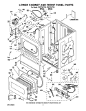 FILL DRAIN AND OVERFILL PARTS Diagram and Parts List for KUDE70FVPA2  KitchenAid Dishwasher