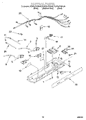 CONTROL Diagram and Parts List for KSRB27FHWH00  KitchenAid Refrigerator