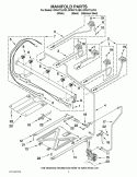 MANIFOLD PARTS Diagram and Parts List for GFG471LVQ3  Whirlpool Range