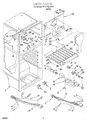 LINER, OPTIONAL Diagram and Parts List for 3VET18GKGW01  Whirlpool Refrigerator