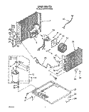 UNIT, LIT/OPTIONAL Diagram and Parts List for BHAC1800XS0  Whirlpool Air Conditioner