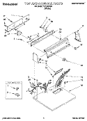 SECTION Diagram and Parts List for TEDL200BW0  Whirlpool Dryer