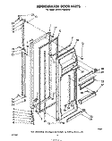 REFRIGERATOR DOOR , LIT/OPTIONAL Diagram and Parts List for EHD221MMWR0  Whirlpool Refrigerator