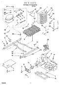 UNIT Diagram and Parts List for 6ED20TKXFW01  Whirlpool Refrigerator