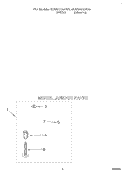 MISCELLANEOUS Diagram and Parts List for 6LBR5132AW0  Whirlpool Washer