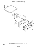 TOP AND CONSOLE Diagram and Parts List for LG4931XMW0  Whirlpool Dryer