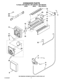 ICEMAKER PARTS Diagram and Parts List for WRT779REYB01  Whirlpool Refrigerator