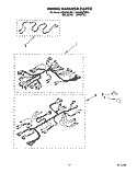 WIRING HARNESS Diagram and Parts List for KEBI200YBL1  KitchenAid Wall Oven