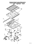 COMPARTMENT SEPARATOR Diagram and Parts List for 8ET20ZKXYG00  Whirlpool Refrigerator