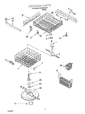 Part Location Diagram of 8519543 Whirlpool BASKT-WARE