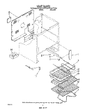 UNIT Diagram and Parts List for RF395PXXW0  Whirlpool Range